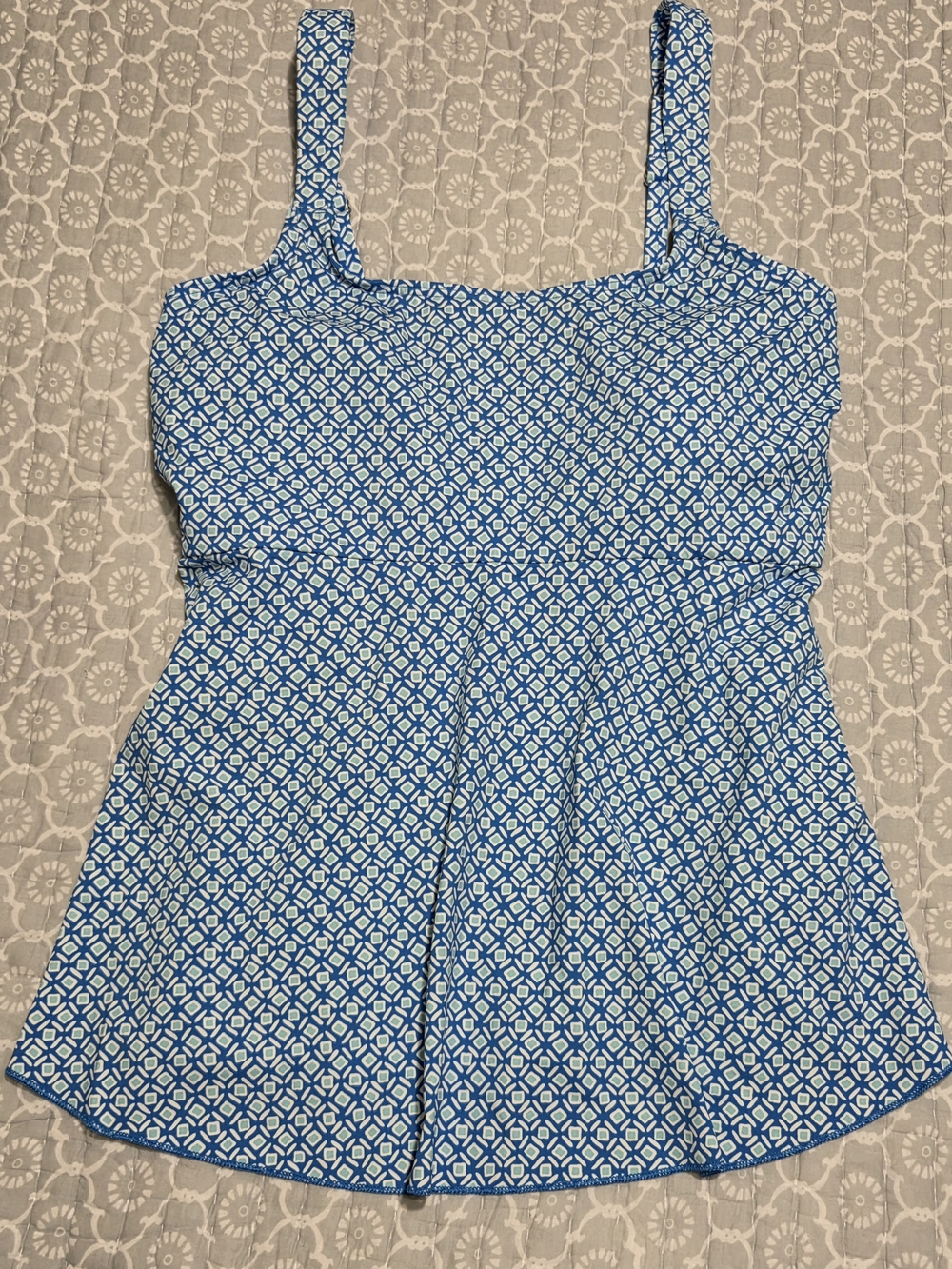 Lands' End Flutter Tankini Top